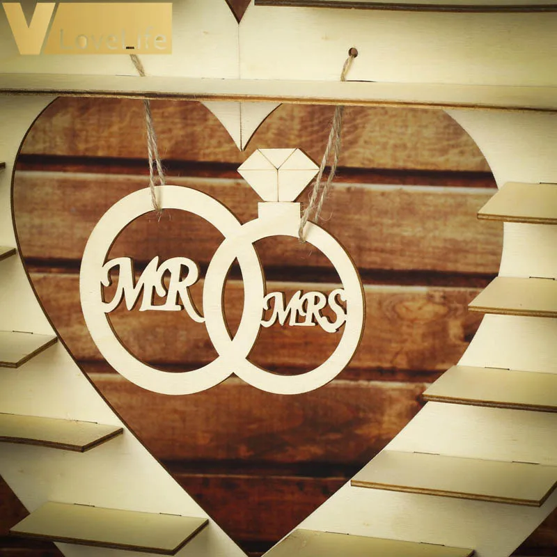 Деревянная подставка для шоколада романтическая торта конфеты в деревенском