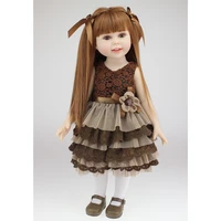 18inch cute reborn toddler girl 45cm simulation princess doll long hair lifelike bebe boneca silicone kids playmate xmas gifts