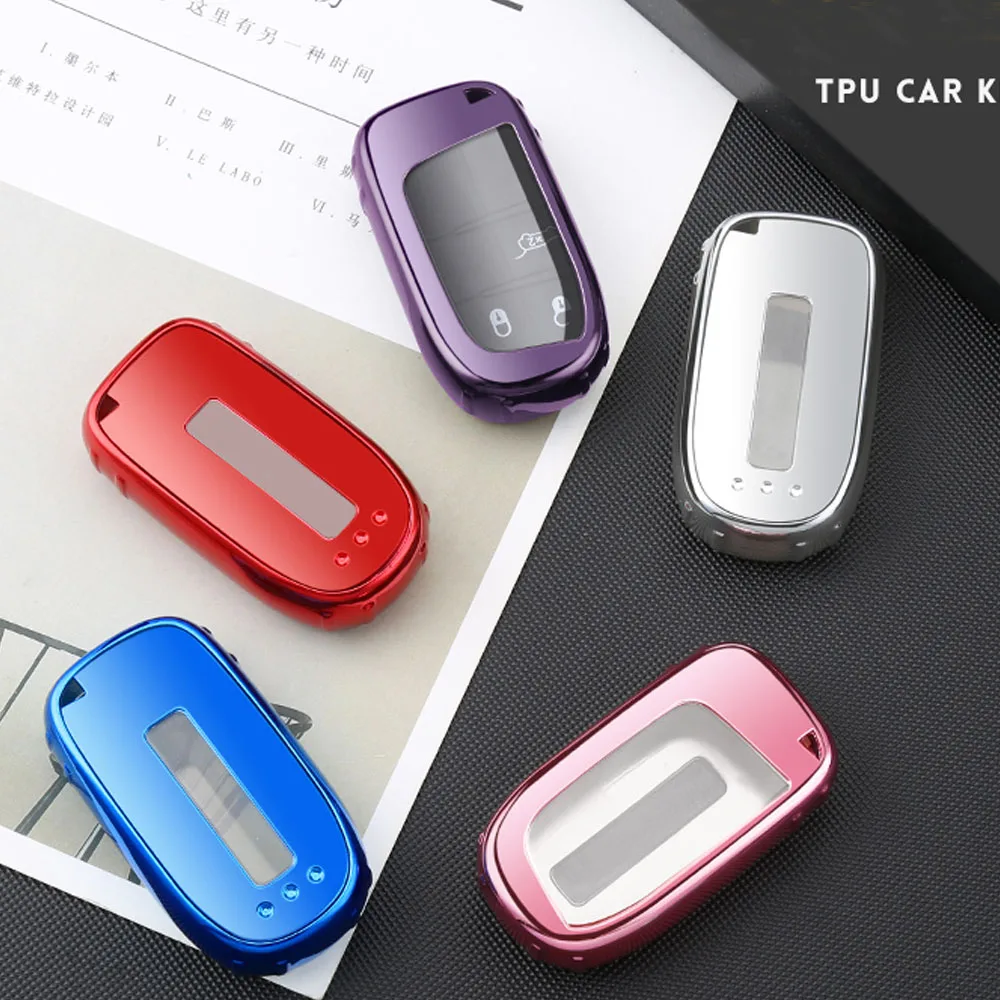 

TPU Remote Smart Key Cover Fob Case Shell For Dodge Journey Charger For Jeep Renegade Grand Cherokee For Chrysler 200 300