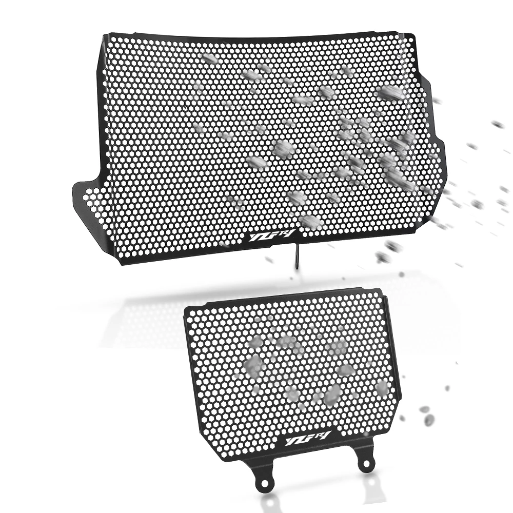 

Motorcycle Radiator Guard Protector Grille Grill Cover For Yamaha YZF-R1 YZF-R1M YZF R1 R1M 2015-2019 and Oil cooler Guard