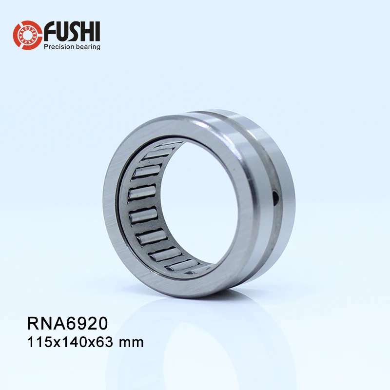 RNA6920 подшипник 115*140*63 мм (1 шт.) сплошной воротник Игольчатые роликовые подшипники