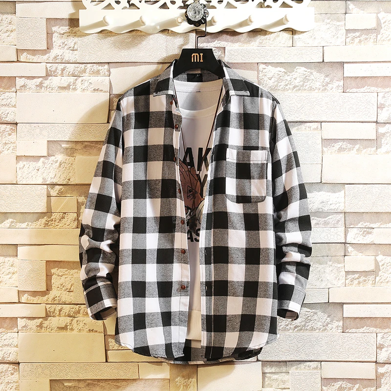 Новая летняя мода Chemise Homme мужские рубашки в клетку с коротким рукавом рубашка
