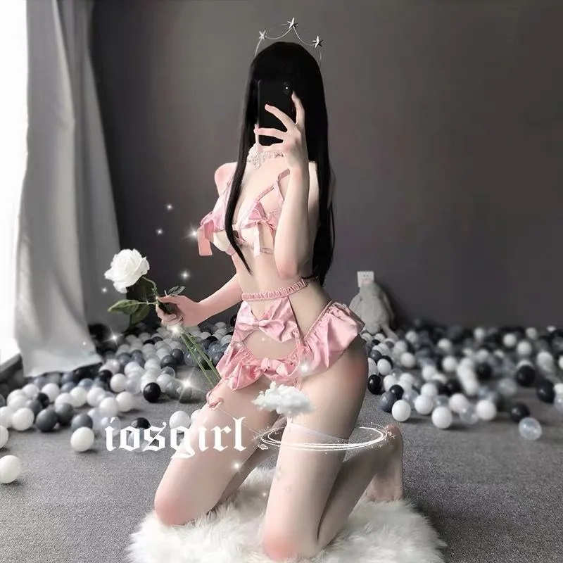 Романтические французские стильные сексуальные костюмы эротическое нижнее