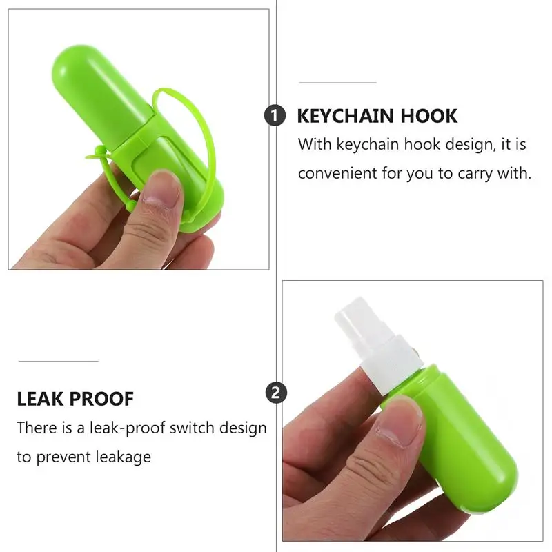 

4 Sets Empty Spray Bottles Refillable Containers Travel Silicone Bottle Holders
