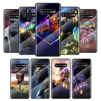 marvel thanos fashion for samsung galaxy s21 ultra plus 5g m51 m31 m21 tempered glass cover shell luxury phone case