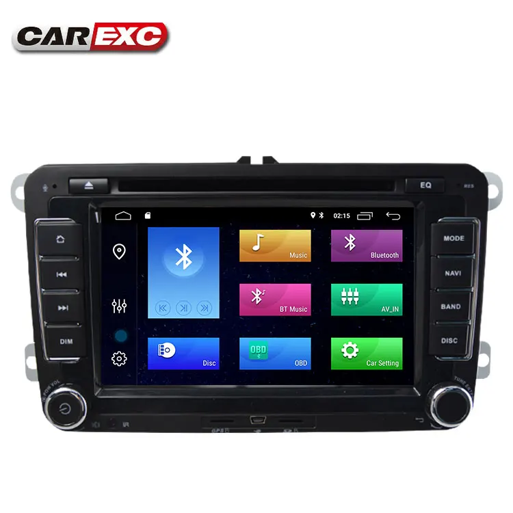 7 дюймов Android 9 0 2 Din Автомобильный dvd плеер для VW Golf Tiguan Skoda Fabia быстрая сиденья Leon