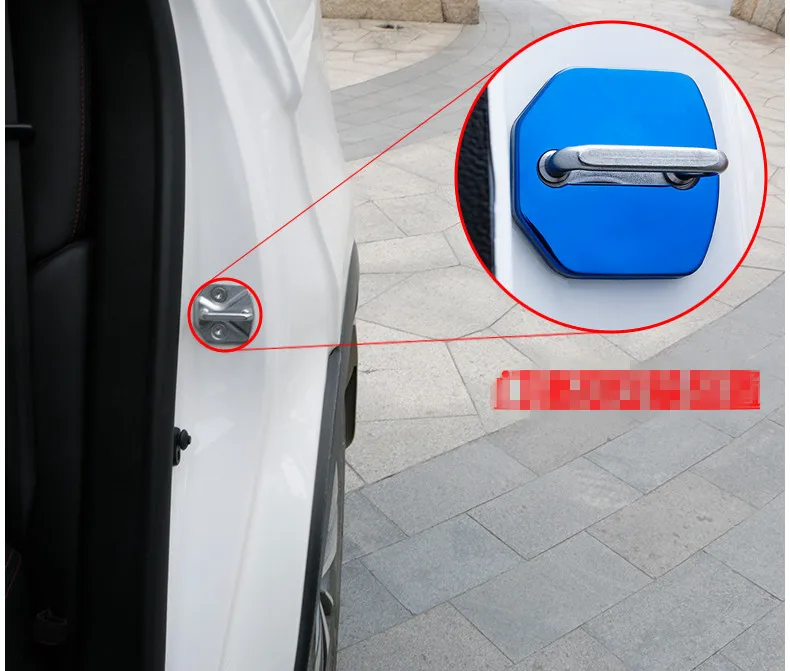 FLYJ 4 шт. Автомобильный Дверной замок пряжка крышка автомобильные аксессуары