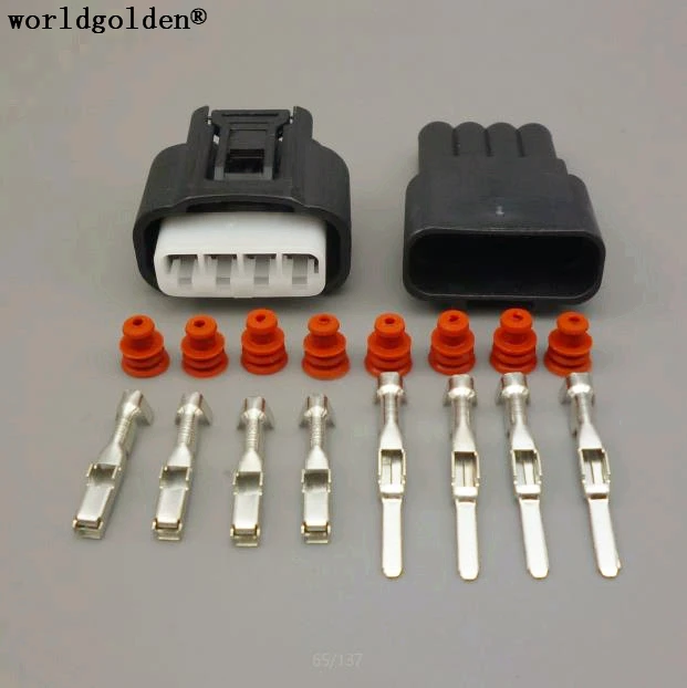 Worldgolden 4 Pin катушка зажигания Разъем 7283 7449 30 11885 авто разъем для Toyota Carola Vios Corolla Camry
