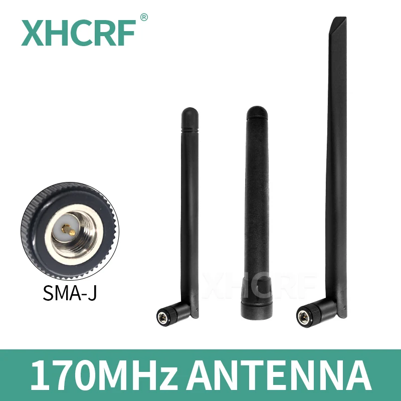 169MHz Antenna SMA Male 3dBi Omni 170 MHz Antennas Rotatable Rubber Wireless Aerial for Module Remote Control 169