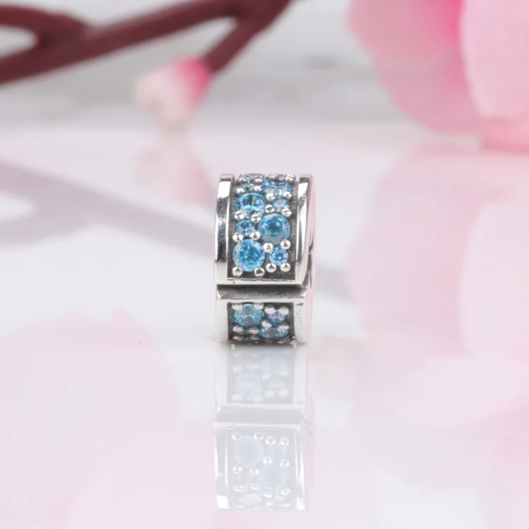

Amaia Positioning Buckle S925 Sterling Silver Flashing Elegant Fixed Clip Fit Original Bracelet Pendant DIY Jewelry Charms Gift