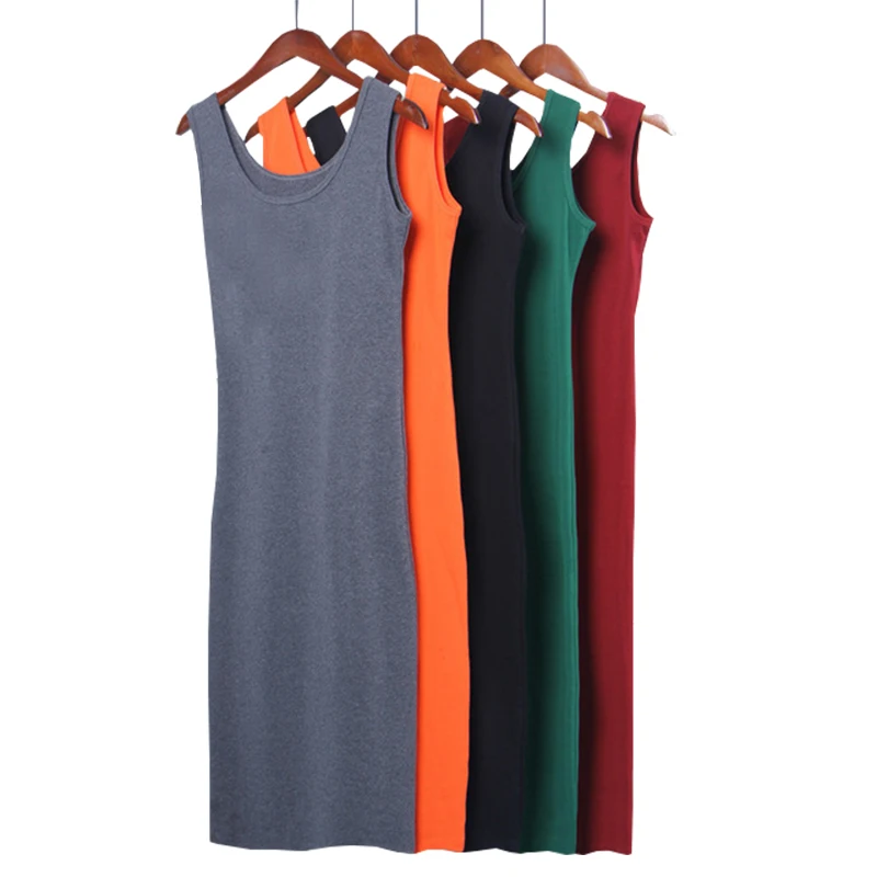 

Casual Summer Backless Bodycon Dress Knee-Length Tank Vest Clothing Halter Woman Clothes Dropshipping Dresses For Women Sundress