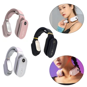 Electric Bladeless Fan Cooling Heater Heating Wearable Neck Massager
Portable Air Conditioner Hanging Neck Cooler Cooling Device