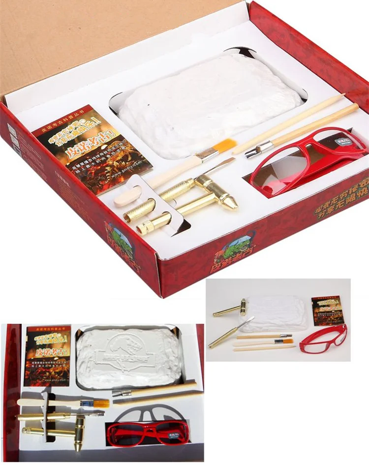 [Забавный] детский археологов копающие Динозавры юрского периода наборы T-Rex и