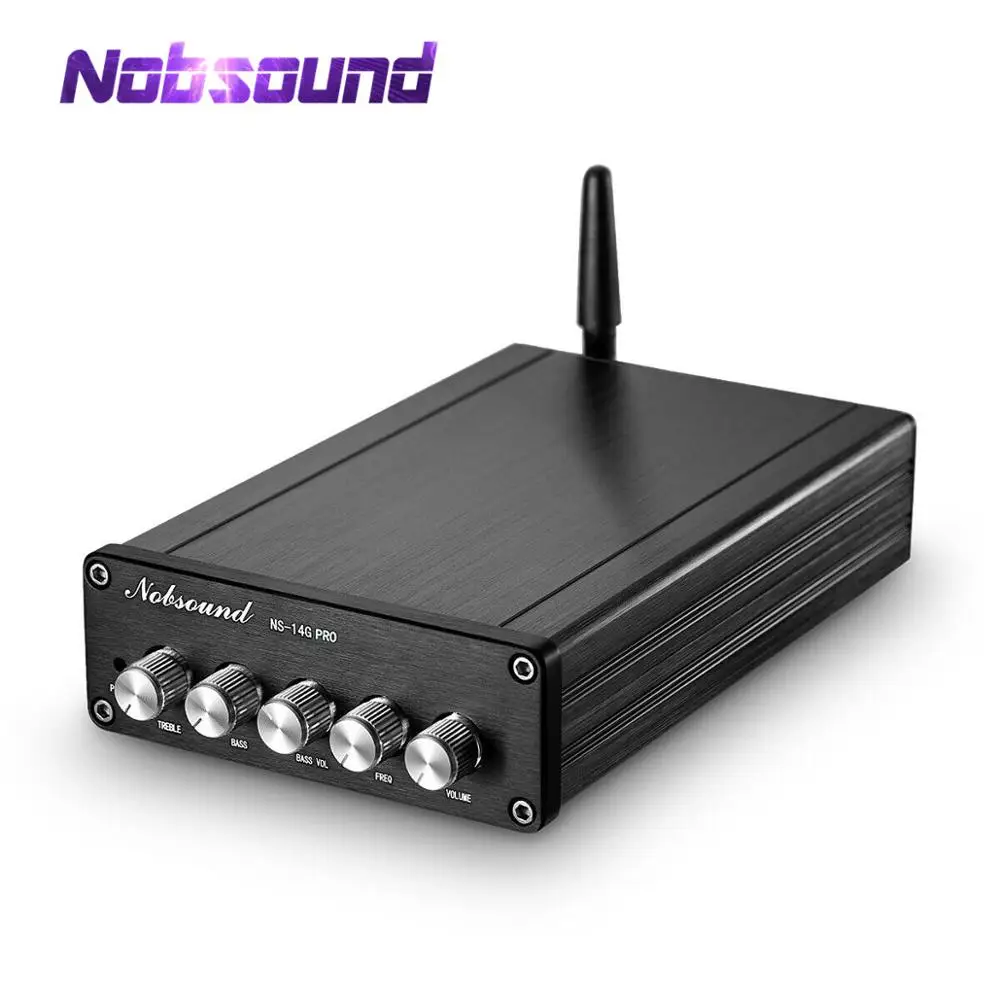 Nobsound HiFi 200 Вт Bluetooth 5,0 стерео 2,1 канальный усилитель мощности сабвуфер звуковой приемник PCM5102A Класс D Amp