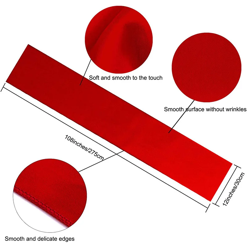 30 см * 275 атласная BanquetTable дорожка для свадьбы Вечерние события украшения дома