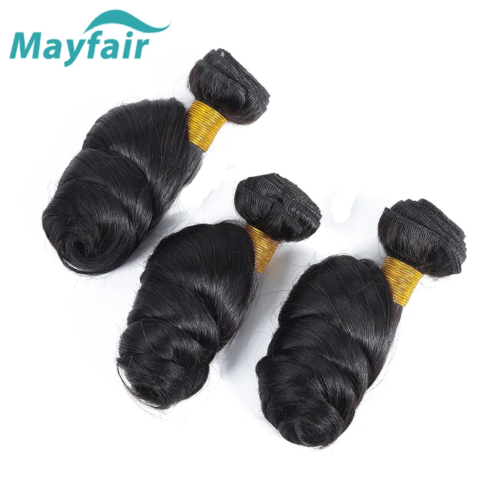 Свободные волнистые в наборе малазийские волосы переплетения пучки 8 28 дюймов 100%