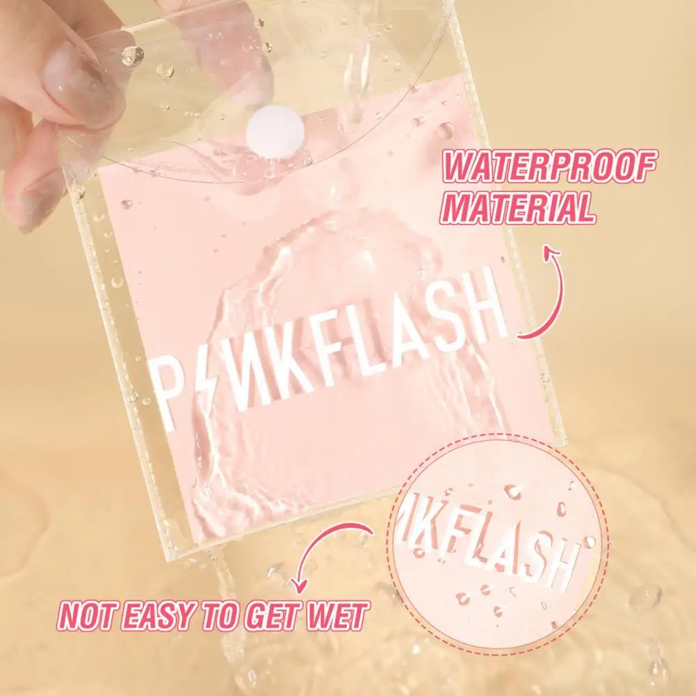 

Портативная Изысканная прозрачная водонепроницаемая сумка из ПВХ, прозрачная сумка для хранения, удобная для женщин