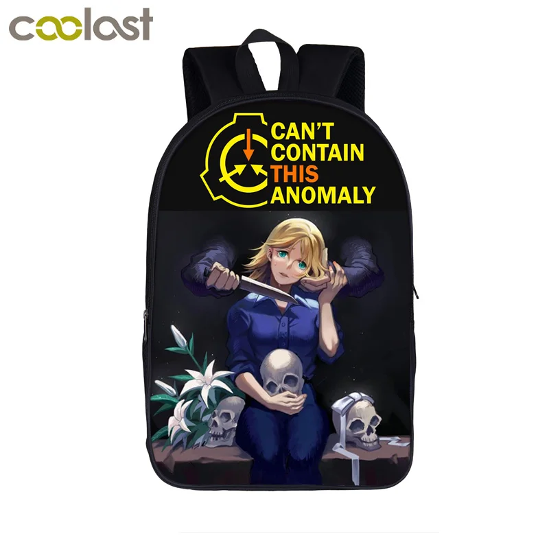 Рюкзак для подростков с особыми процедурами сдерживания основы SCP женская и