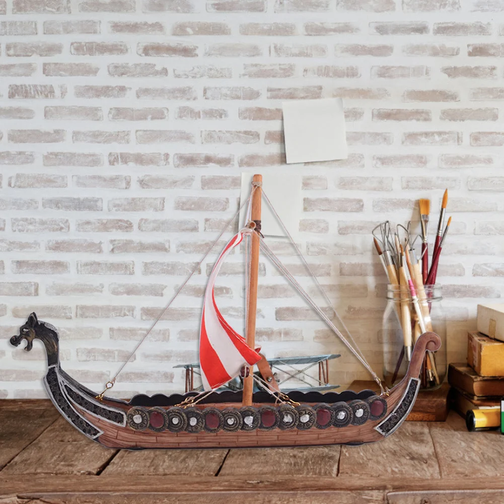 Новый инновационный Ретро пиратский корабль викингов домашняя лодка дракона