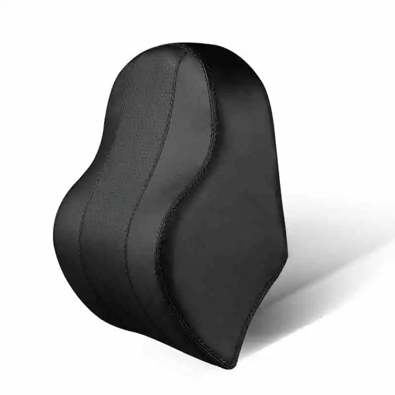 

3D пены памяти S Форма подушка для шеи автомобиля авто подголовник сиденья Поддержка протектор подушки наволочка кожаный чехол для подушки