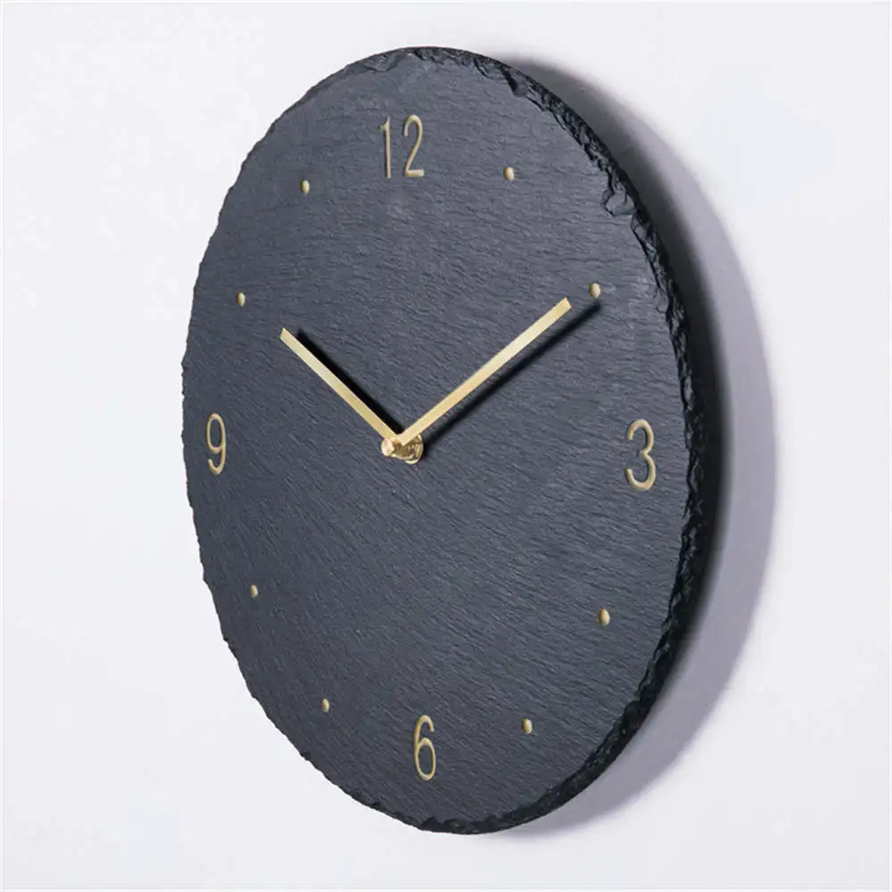 

Silent Nordic Wall Clock Modern Design Black Simple Living Room Decoration Clock Wall Orologio Da Parete Home Art Clock MM50WC