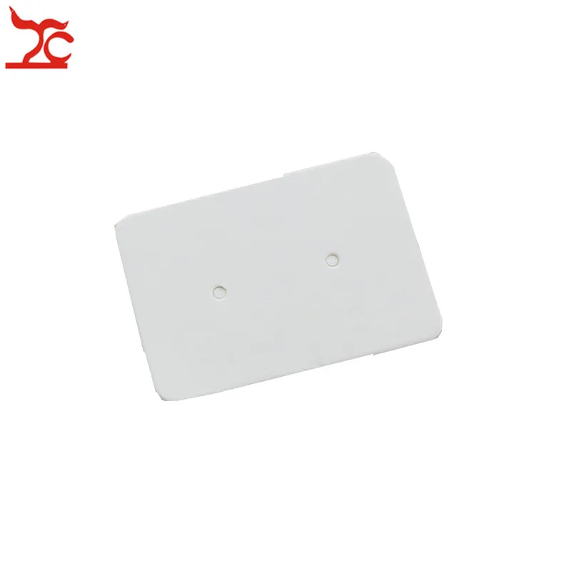 Оптовая продажа 100 шт. чистая крафт бумага Ушные Шпильки карта для сережек сделай