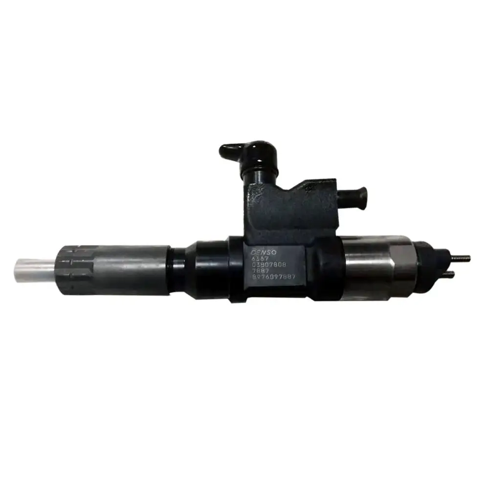 

Genuine New Isuzu 4HK1 diesel fuel injector for truck 095000-6366 injector 8-97609788-6 common rail injector tester