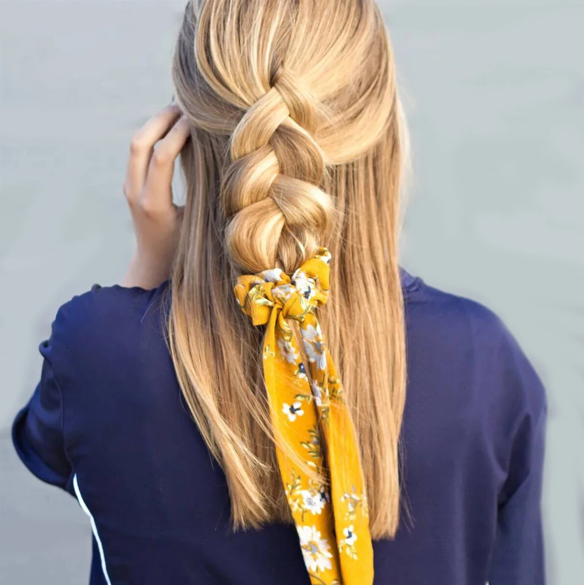 Винтажная резинка для волос с бантом шарф женщин эластичные резинки девочек