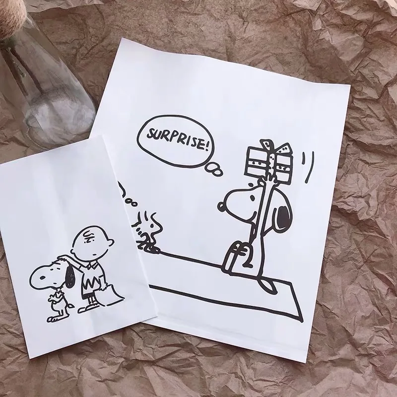 2 шт Peanuts Rogue Dog пустые Мини бумажные пакеты крафт-Печать Подарочная Свадебная Упаковка вечерние Пригласительные открытки Сумки для хранения