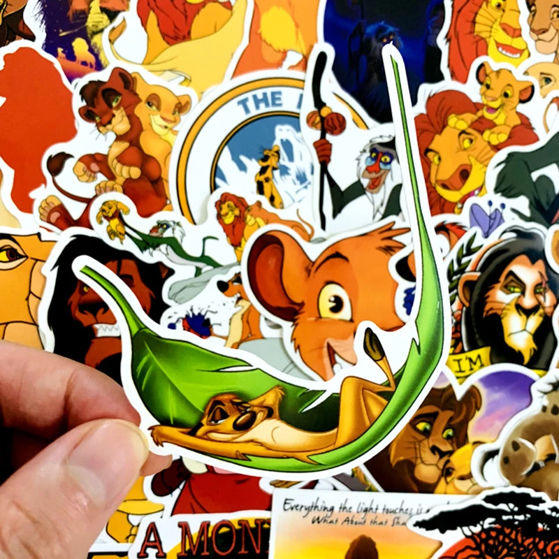 10/30/50PCS The Lion King Cartoon Stickers for Water Bottle 