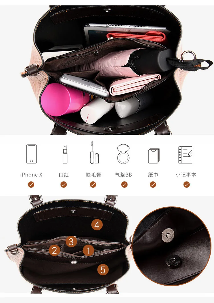 

Simple Elegant Handbags for Women Designer Crossbody Shoulder Bag Big Leather 2021 Luxury High Quality Sac De Luxe Femme Marque