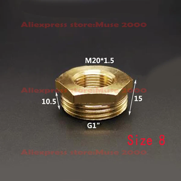 Соединительная труба с внутренней резьбой M20 * 1 5 резьбовой преобразователь в