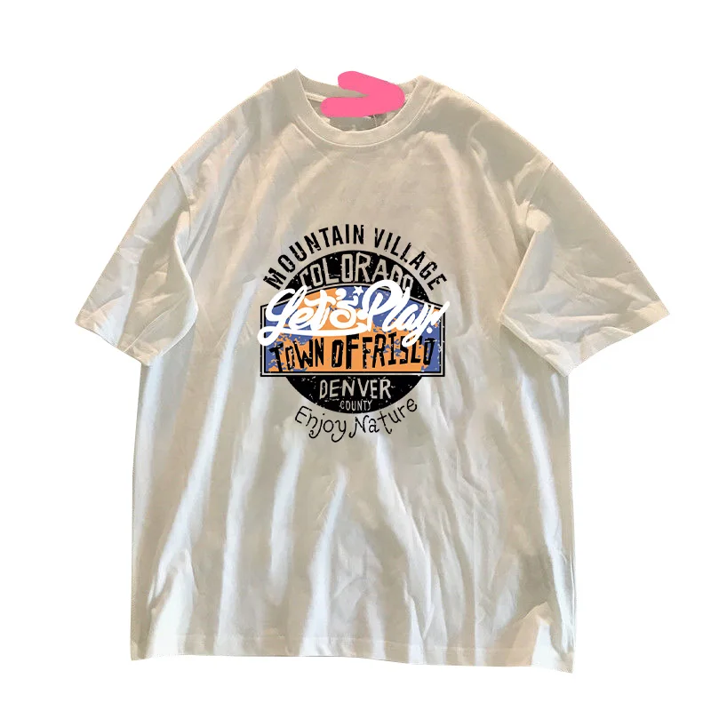 

2021 Cotton Women'S Summer New Round Neck Short Sleeve T-Shirt