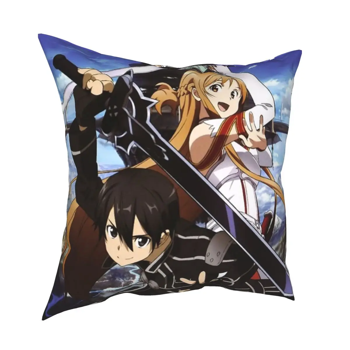 

Обувь для вечеринки в Стиле косплей Sword Art Online), Арка «призрачная пуля» Подушка Чехол Печатный чехол для подушки из полиэстера Декор Подушка ...