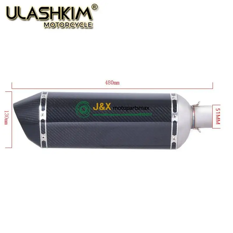 

Motorcycle Full Exhaust System Slip On For Yamaha MT07 FZ07 MT FZ 07 2014 2015 2016 2017 XSR700 2016 2017 Middle Link Pipe