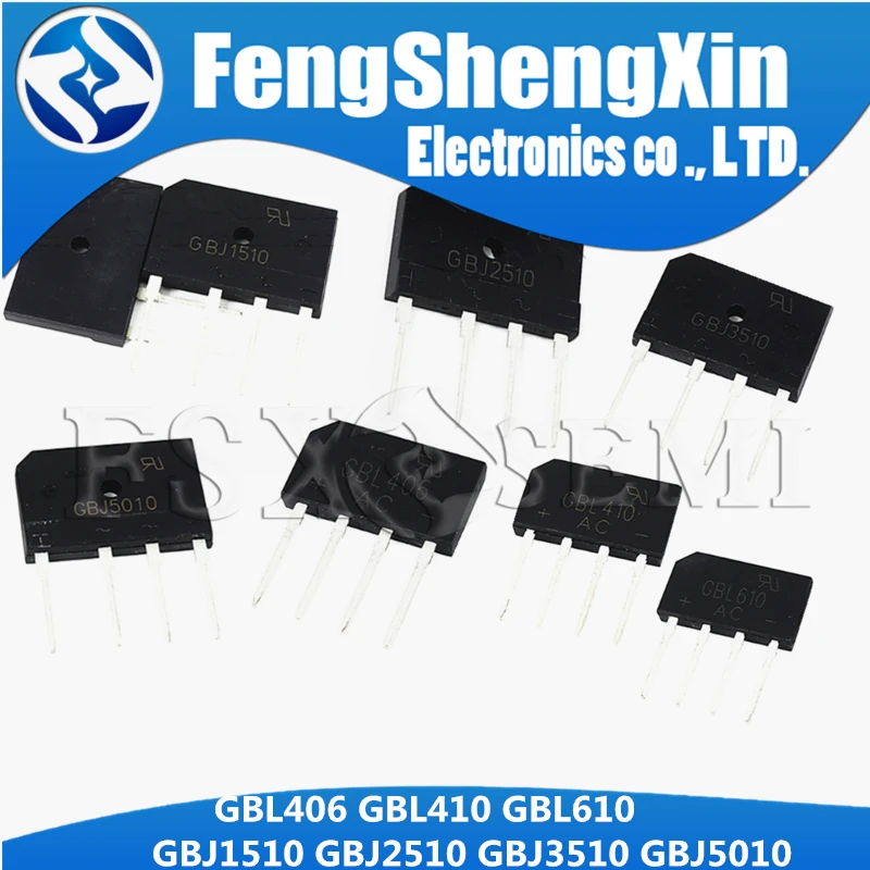 (2 ~ 5) шт GBL406 GBL410 GBL610 GBJ1510 GBJ2510 GBJ3510 GBJ5010 DIP 4 выпрямитель|Интегральные схемы| |