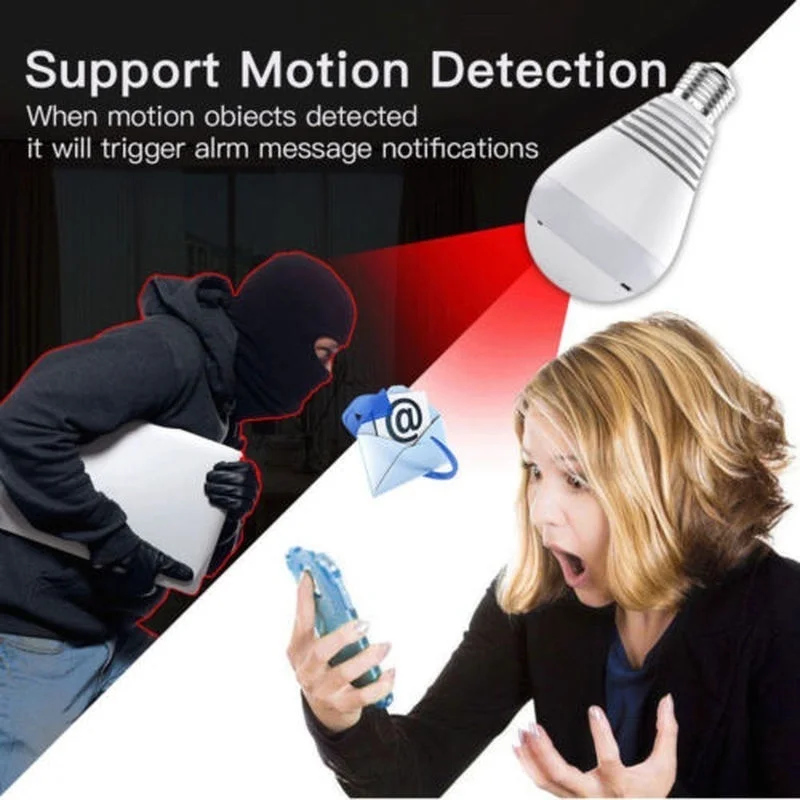 Wifi панорамная камера домашняя беспроводная безопасности ИК ночного видения Vedio