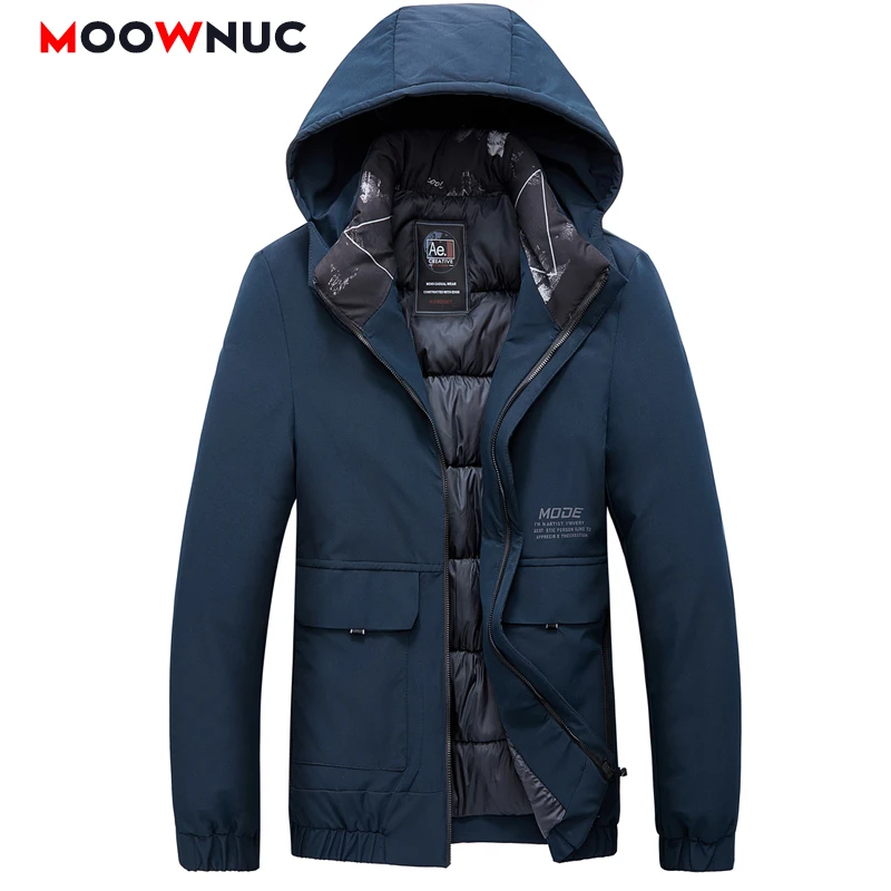 

Parka Male 2020 Mens Casual Thicken Jacket Waterproof Overcoat Fashion Outwear New Autumn Winter Thermal Homme Coats 4XL MOOWNUC