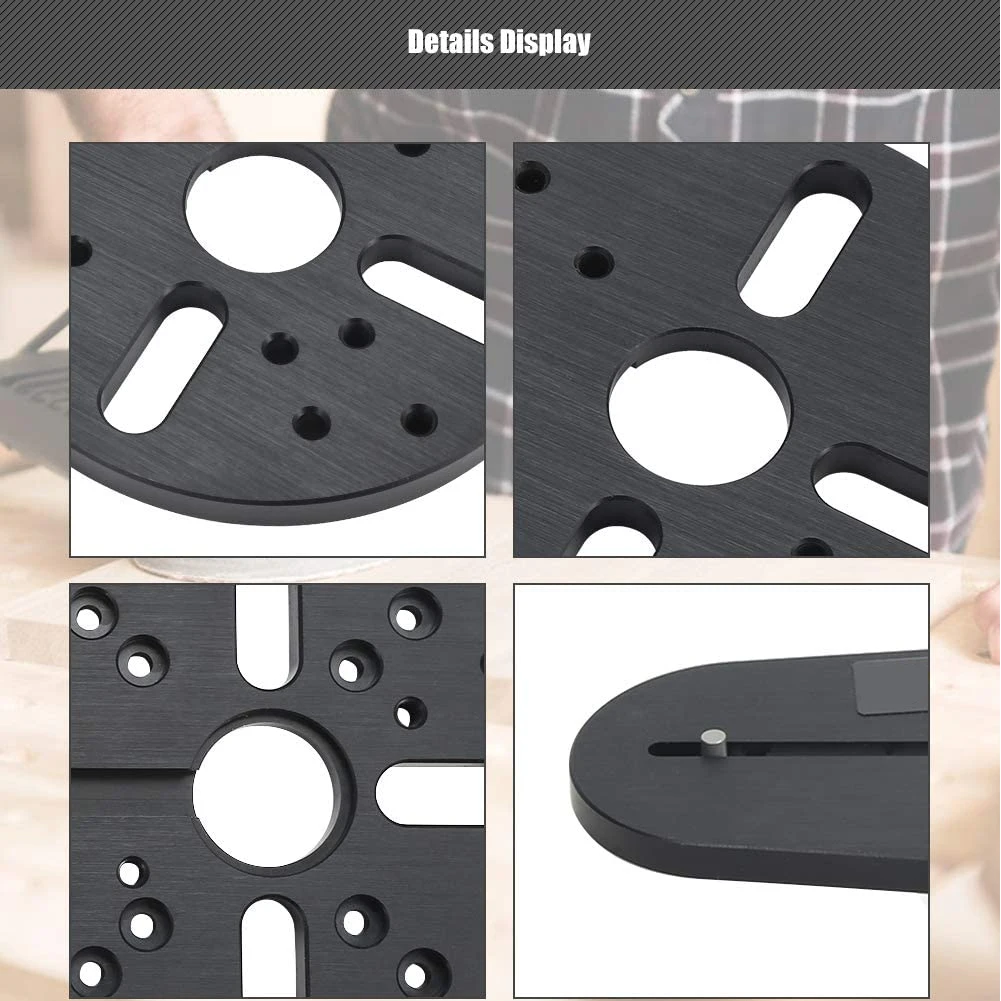 

Circle Cutting Jig Electric Hand Trimmer Wood Router Milling Circle Trimming Machine Accessories for Bosch Makita Hand Trimmers