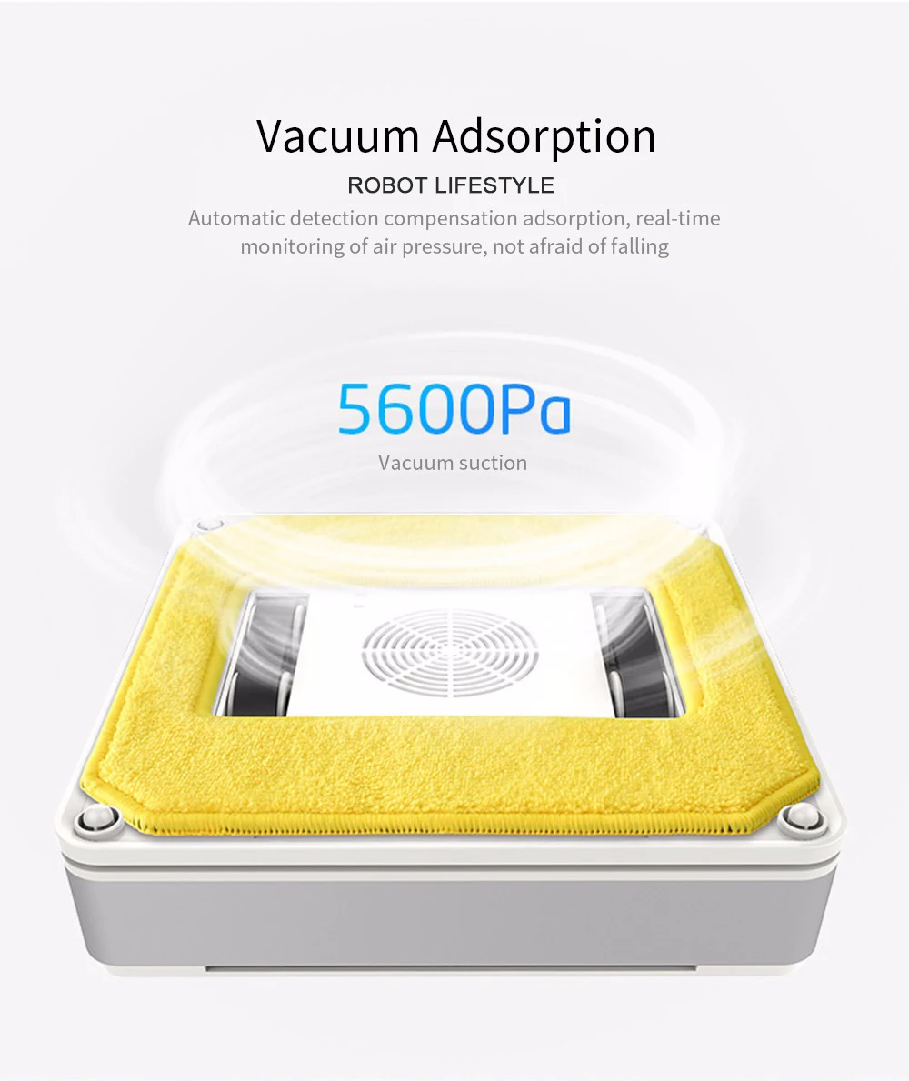 Бытовой умный очиститель окон RL880 робот уборочная машина с высоким всасыванием влажная сухая протирание автоматический Роботизированный оконный пылесос WIN660