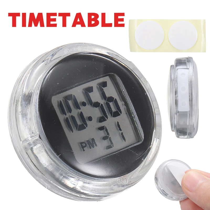 1 шт. мотоциклетные Водонепроницаемый электронные мини-часы беспроводной