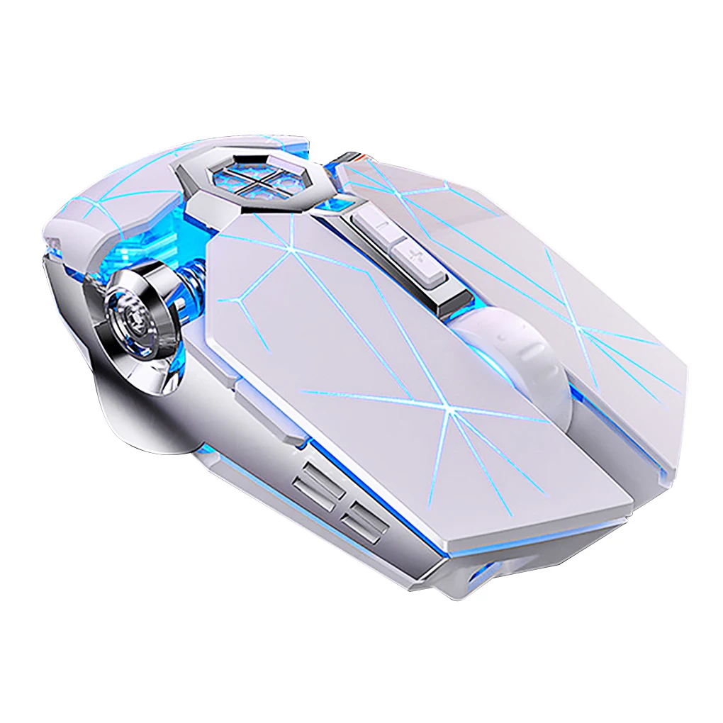 

Gaming Mouse Rechargeable Wireless Silent Mouse LED Backlit 2.4G USB 4 gears DPI Adjust Ergonomic Gamer Desktop For PC Laptop