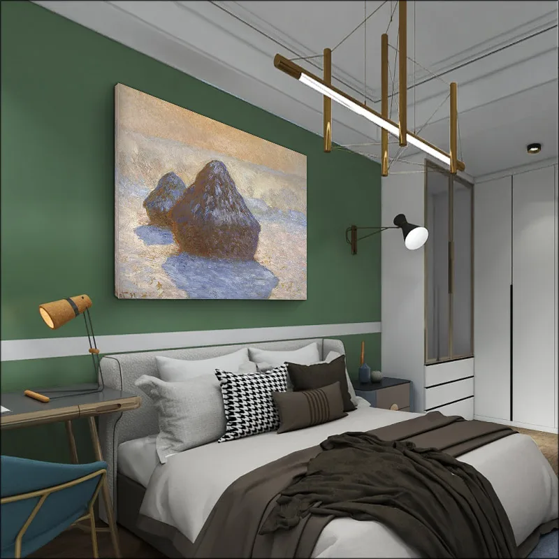 

Landscape poster canvas decoration with color decorative painting modern Canvas Poster living room decoration corridor pain