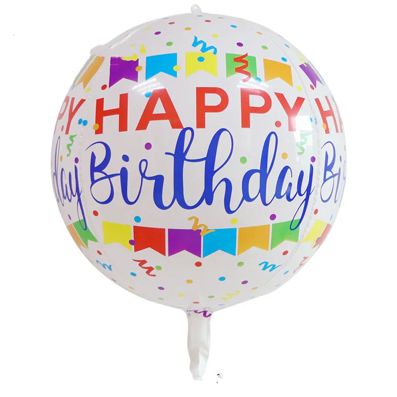 5 шт. 22 дюйма 4D Днем Рождения шар фейерверк на день рождения воздушные шары