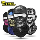 HEROBIKER мотоциклетная маска для лица Балаклава Мужская быстросохнущая летняя мотоциклетная маска мото шарф под шлем маска с черепом #