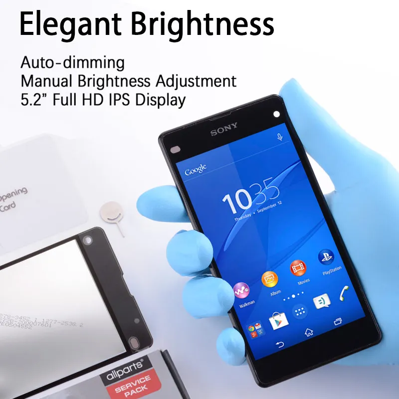 ЖК-дисплей для SONY Xperia Z1 Compact дисплей сенсорный экран с рамкой для SONY Xperia Z1 Compact ЖК-дисплей Z1 Mini D5503