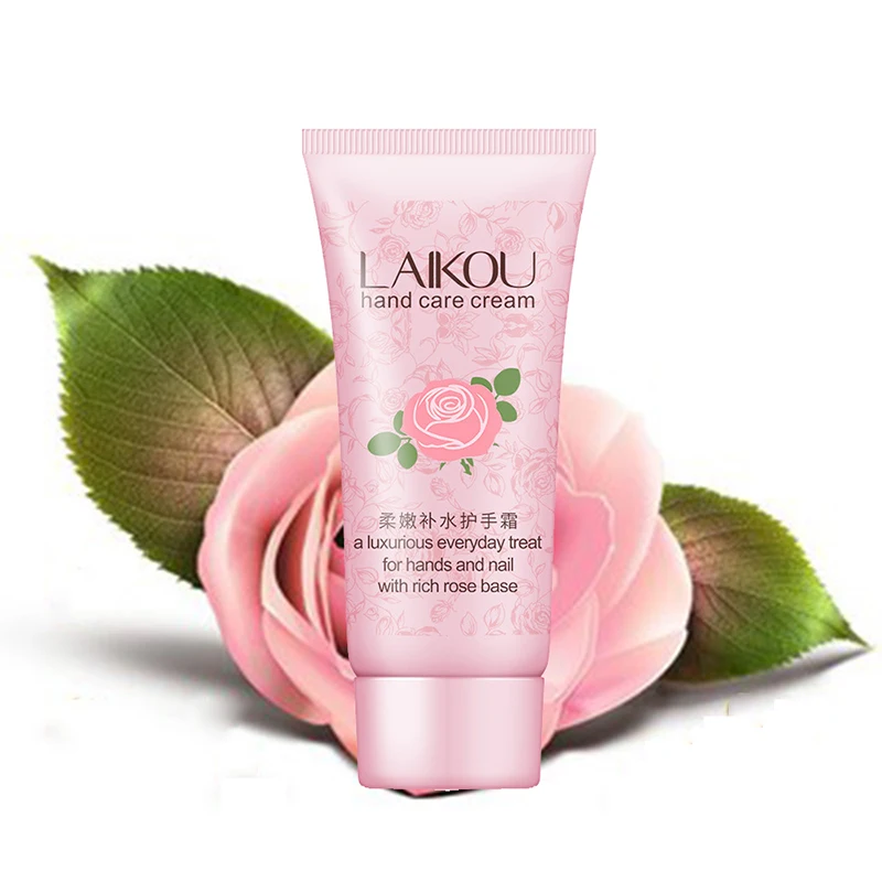 

Fresh Flowers Extract Repair Hand Cream Anti-chapping Whitening Skin Winter Anti-crack Rose Essential Oil Hand Cream