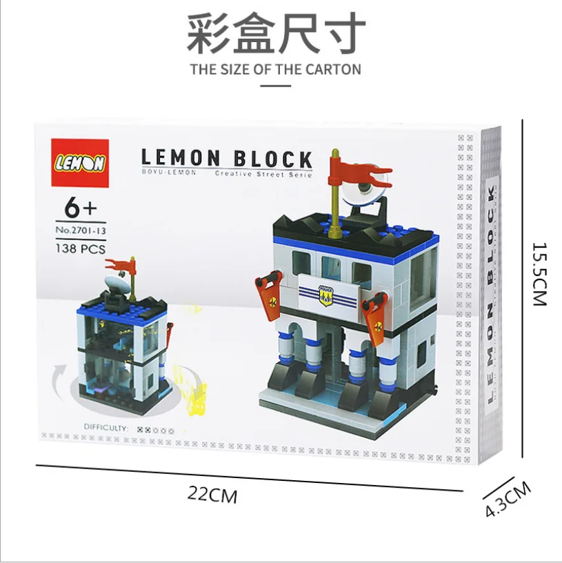 

Mini City Street View coke shop building blocks compatible with small particles for children's toys forwarding gifts for kids