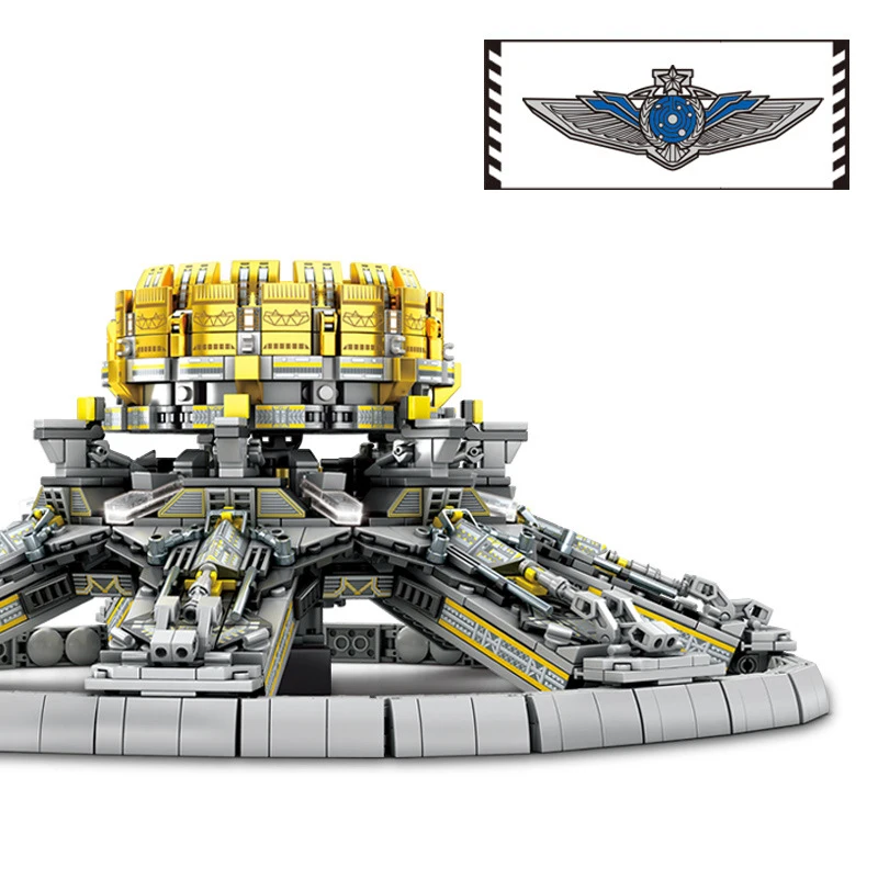 Technic the Earth building block Модель двигателя игрушка знаток астронавт кирпич создатель