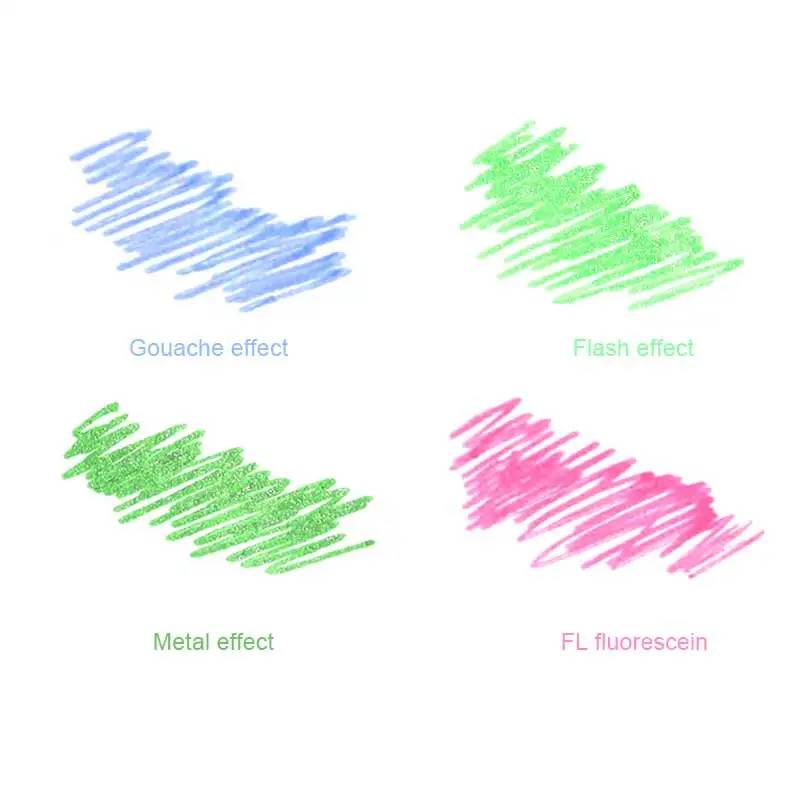 

48pcs/36pcs/12pcs/Gel Pens Ball Pen Refills Neon Glitter Rollerball Pastel for Drawing SGA998